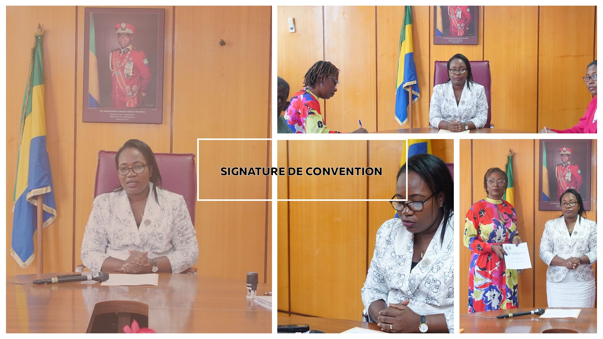 Signature d'une Convention entre le Ministère des Affaires Sociales et l’Association K’Elle pour Elle.