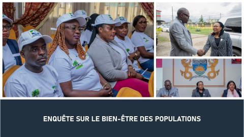 Lancement de l'enquête sur le Bien-être des populations à Libreville.