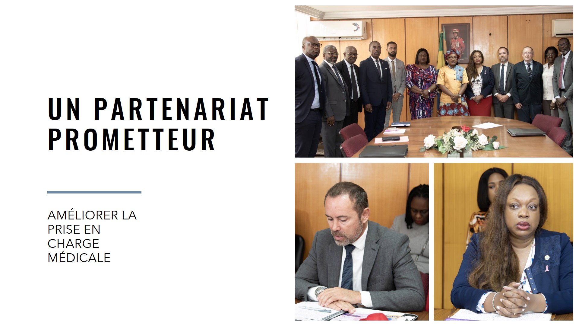 Un partenariat prometteur pour améliorer la prise en charge médicale au Gabon.