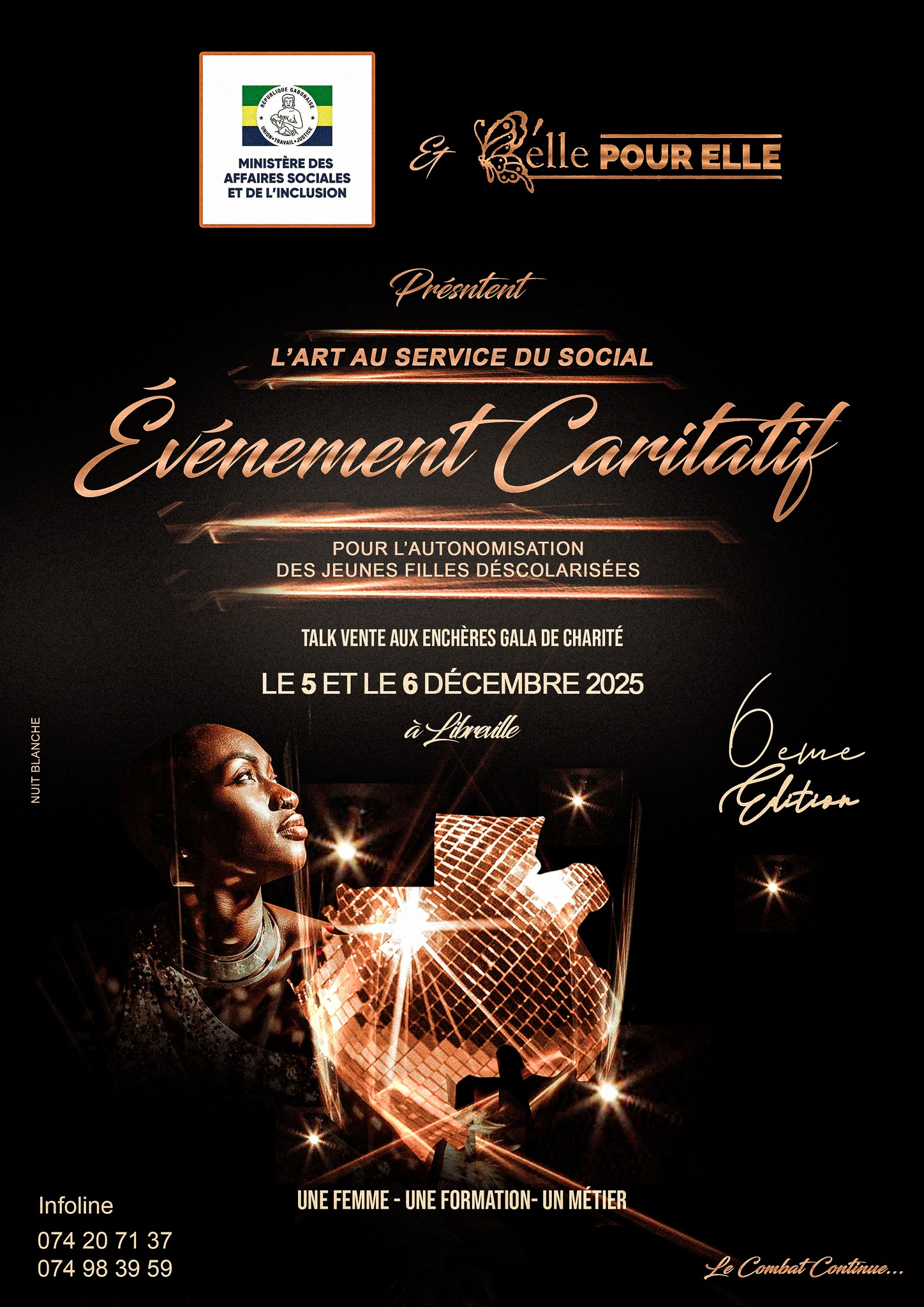  Le Ministère des Affaires Sociales et l’Association K’elle POUR ELLE : lancer la 6ème édition de l’art au service du social